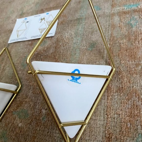 Like New | Small Triangle Hanging Wall Planters - Picture 10 of 10